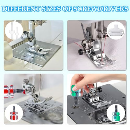15pcs Sewing Machine Cleaning Kit, Sewing Machine Cleaning Tools Including Tweezers, Rippers, Screwdriver, Double Headed Brush, Needle Board Screwdriver, Silicone Brush and Storage Bag