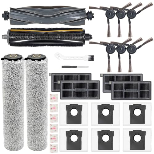 28 Pack Replacement Parts for Mova S70 Roller - color: Black for Mova S70