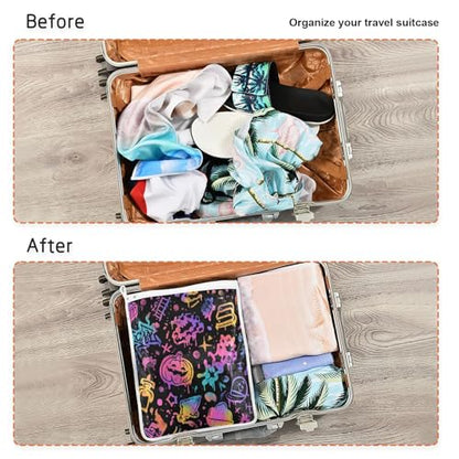 Mesh Laundry Bags Lingerie Bags for Washing Delicates 2 PCS Durable Wash Bag with Zipper Small and Medium Washable Black Punk Pumpkin Halloween - color: Black Punk Pumpkin Halloween