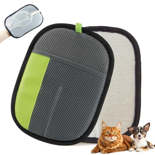 Thickened Pet Hair Removal Glove for Fabric Surfaces, Gray - color: Gray