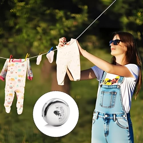 Wall Mounted Retractable Clothesline(Sliver) - size: Sliver