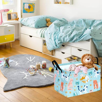Foldable Nursery Hamper Storage Basket - color: CAT