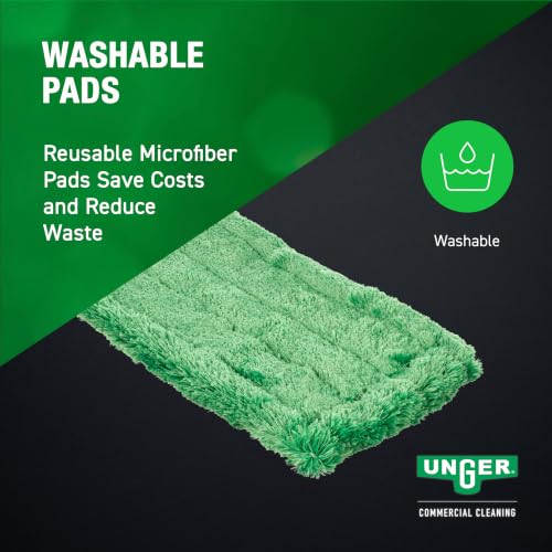 Unger SpeedClean Starter Kit, 6-ft. Pole, 4 Microfiber Pads, WNK01