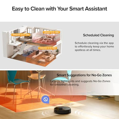 roborock Q7 M5+ Robot Vacuum and Mop, Up to 7-9 Weeks Self-Empty, 10000Pa