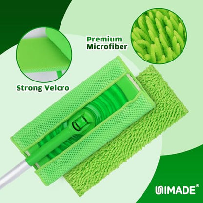 UNIMADE Reusable Microfiber Mop Pads Compatible with Swiffer Sweeper