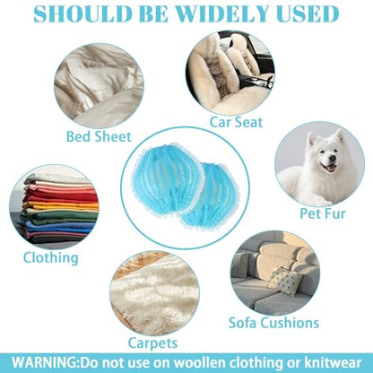 12PCS Pet Hair Remover for Laundry Pet Hair Catcher for Washing Machine