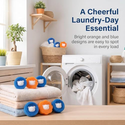 3Pcs Mix Colors Reusable Hair Remover for Washing Machine and Dryer - Laundry Ball Catcher for Clothing, Dog, Cat, Pet Lint Removal