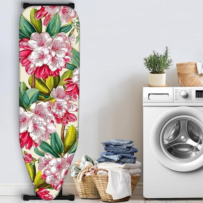 Nuxovilar Red White Floral Ironing Board Cover 15x54 Polyester - color: Cc01168, size: 18×49 inch