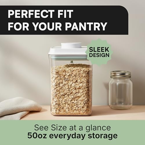 Bop Top Airtight Food Storage Containers | Pop-Top Lid | 6 Cups / 50 Oz - color: Single: 50 oz