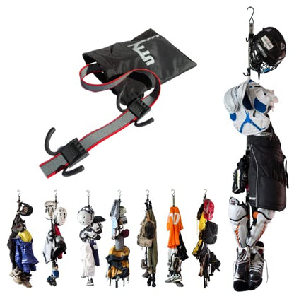 UTTY Multipurpose Portable Hanging Rack - Vertical Hockey Gear Drying Rack