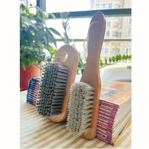 2 Pcs Wood Laundry Brush
