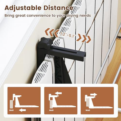 Tangkula Portable Clothes Drying Rack for Indoor & Outdoor Use(Small) - size: Small