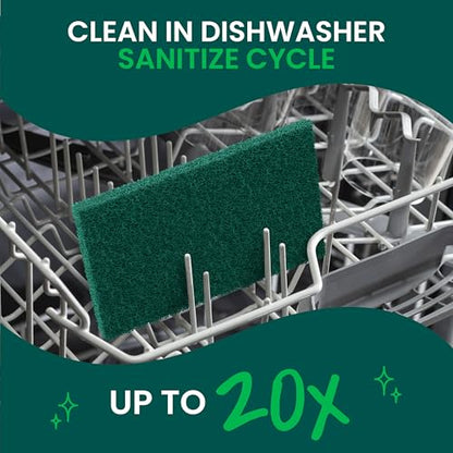 Scotch-Brite Heavy Duty Scouring Pad, 3 Pack - size: 3 Count (Pack of 1)