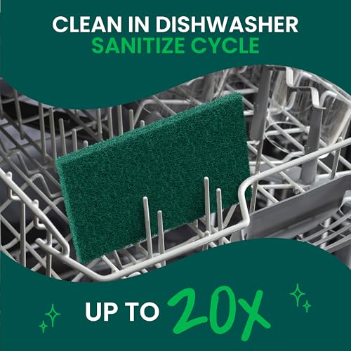 Scotch-Brite Heavy Duty Scouring Pad, 8 Pack - size: 8 Pads