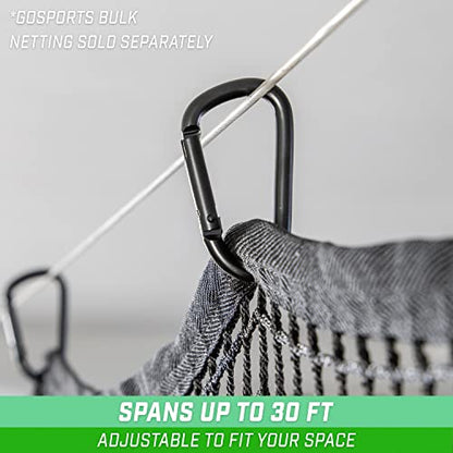 GoSports 30 ft Adjustable Wire Hanging Kit, Stainless Steel Cable System