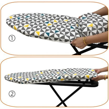 Ironing Board Cover and Pad,15x48In Sewn-in Thick Feltpads - color: 15x48in-yellow Green
