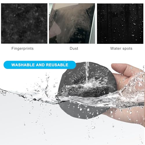 Ohleats 2PCS Car Screen Cleaner, Microfiber Cleaning Pad, Round - color: Round,2Pcs