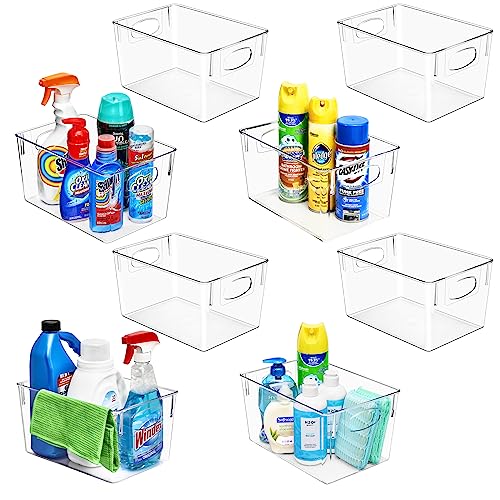 Sorbus Fridge Organizers and Storage, Clear Plastic Bins (Large, 8 Pack) - size: Large, style: 8 Pack
