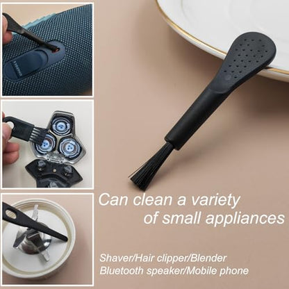 10pcs Mini Cleaning Brush Kit, Nylon Brushes, Razor Shaver Brush