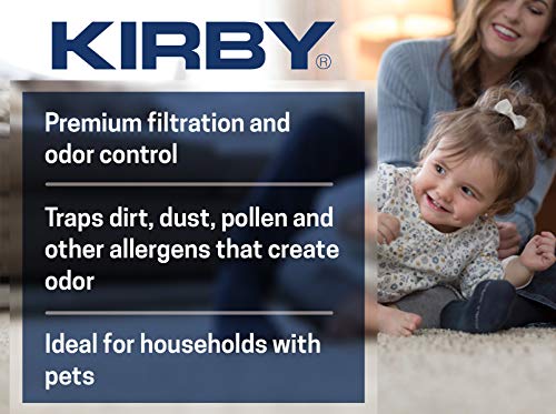 Kirby Micron Magic HEPA Filter Bags 2-Pack | Part #205811 | Genuine Kirby OEM | Fits Avalir, Sentria, G Series | F-Style & Twist-Style