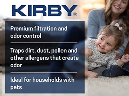 Kirby Micron Magic HEPA Filter Bags 2-Pack | Part #205811 | Genuine Kirby OEM | Fits Avalir, Sentria, G Series | F-Style & Twist-Style