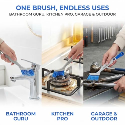 3PCS Crevice Brush Gap Deep Cleaning Brush Small Detail Kitchen Scrub Brush Window Groove Sliding Door Track Home Cleaning Brush