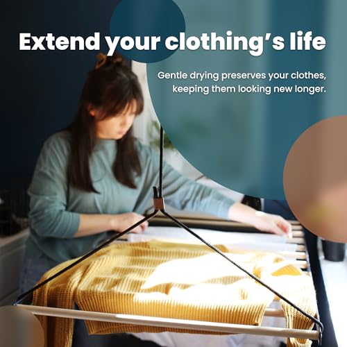 Ceiling Laundry Drying Rack w/Pulley System (48 INCHES) - size: Premium (48"x24")