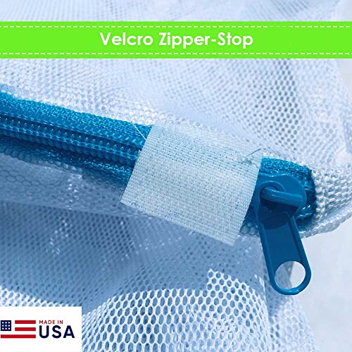 Mesh Laundry Bag with Zipper for Socks & Delicates