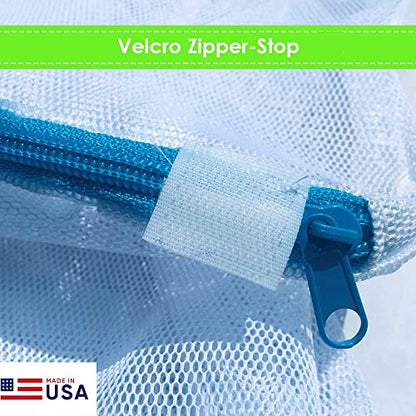 Mesh Laundry Bag with Zipper for Socks & Delicates