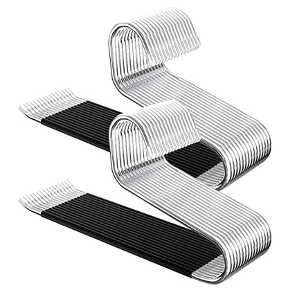 DOIOWN Open Ended Pants Hangers, Stainless Steel Jeans Hangers - size: 30 Pack