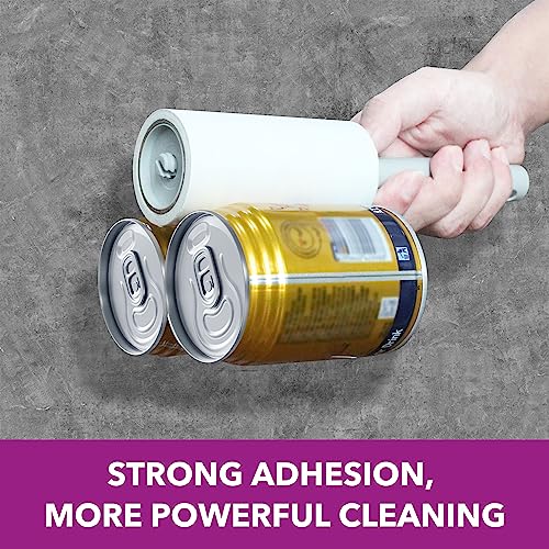 Lint Rollers for Pet Hair Extra Sticky, 555 Sheets Mega Value Set Lint Roller with 5 Upgraded Handles, 5 Rollers Portable Pet Lint Remover for Clothes, Furniture, Carpet, Dog & Cat Hair Removal