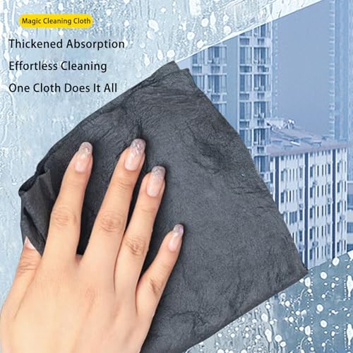 Thickened Magic Cleaning Cloth Reusable 12 Pack Mixed Sizes Set Quick Dry - size: 12 Pcs – Mixed S/L/XL Set