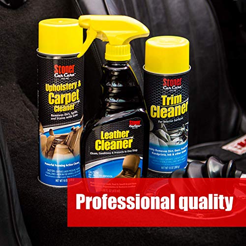 Stoner Car Care 91144 Upholstery and Carpet Cleaner Lifts Tough Stains with Powerful Foaming Action from Seats, Mats, Headliners, Door Panels, and More to Restore Automotive Interior, 18 Oz, Pack of 1 - size: 18 Ounce (Pack of 1)