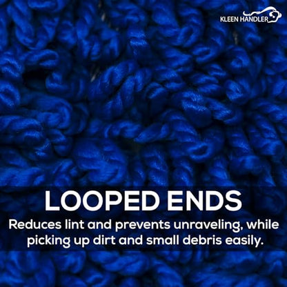 KLEEN HANDLER 36" Microfiber Dust Mop Head Replacement, Large, 6 Pack - color: Blue - 36 Inch, size: 6 Pack