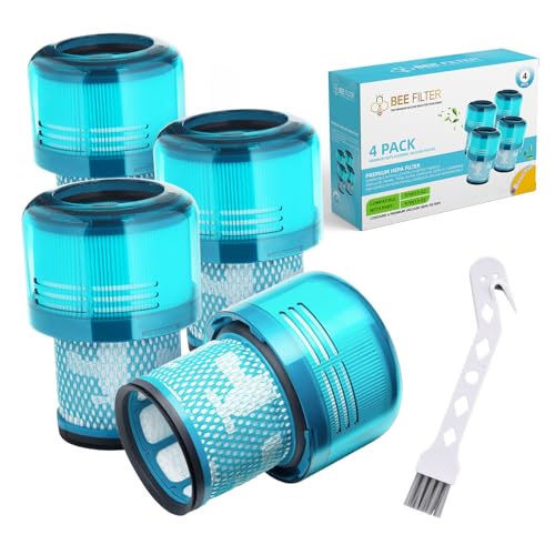 Dyson V15 Filter, 4-Pack Premium HEPA Replacement Filters for Dyson V15 - size: 4 V15 Blue 𝗛𝗘𝗣𝗔 Filters