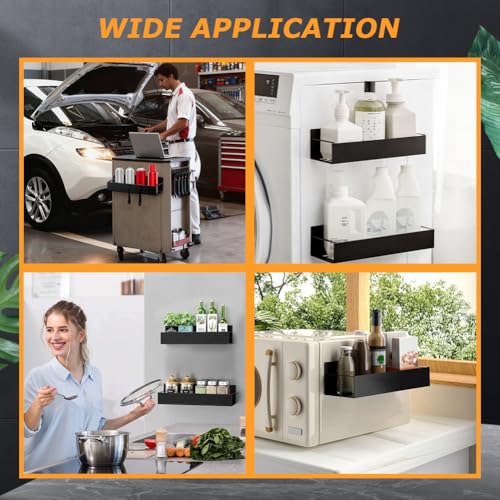 2 Pcs Magnetic Aerosol Spray Can Holder,Wall Mounted Toolbox Bottle Rack