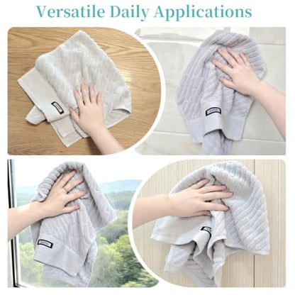 100% Cotton Kitchen Towels, 6 Pack Dish Towels & Dish Rags - size: 13.5×29inches