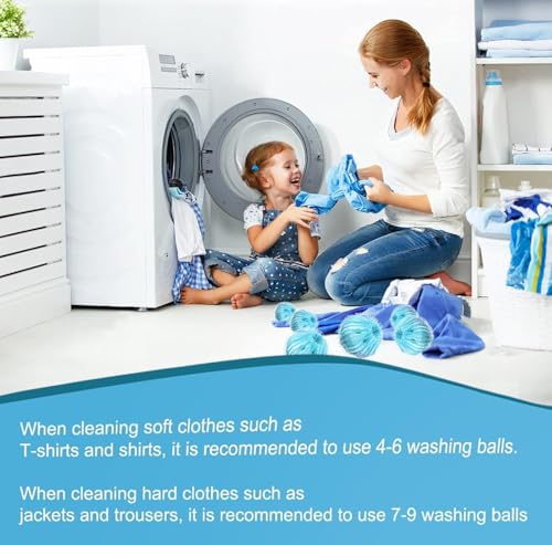 12 Pet Hair Remover Balls for Laundry: Reusable Washing Machine & Dryer Fur Catcher for Dog and Cat Hair on Clothes and Bedding