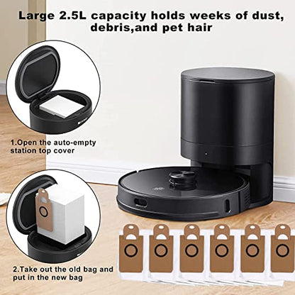 Dust Bags for iHome AutoVac Nova Self Empty Robot Vacuum Replacement Parts