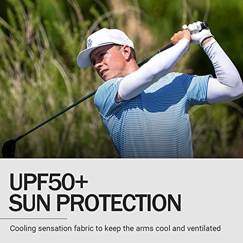 HEGCOIIE UV Sun Protection Arm Sleeves for Men & Women - Tattoo Cover Up - UPF 50 Cooling Sleeve for Golf, Cycling - color: 6 Pairs - Black 2 Pairs & White 2 Pairs & Gray 2 Pairs