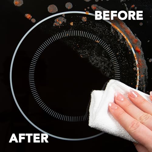 Weiman Stovetop Cleaner & Stainless Steel Cleaner - 22 Ounce - Daily Appliance Kitchen Cleaning Kit