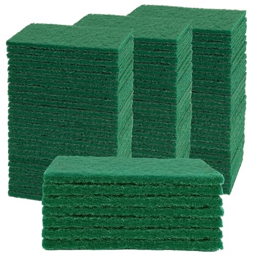 YoleShy 40 Pack Heavy Duty Scouring Pads Green Scrubbing Pads Scrub Pads - color: 40 Pcs