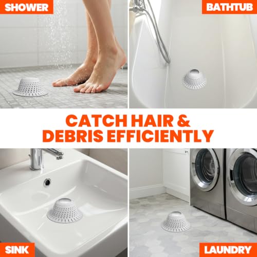 Bathtub Drain Strainer Silicone Bathroom Stopper Fixture Accessories