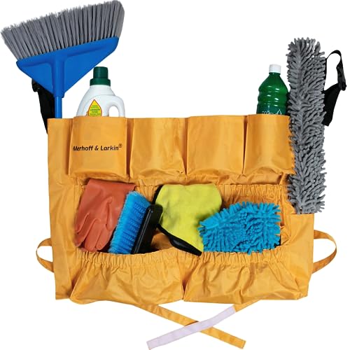 Trash Can Caddy Bag | Fits 32-55 Gallon Bin | Cleaning Janitorial Organizer