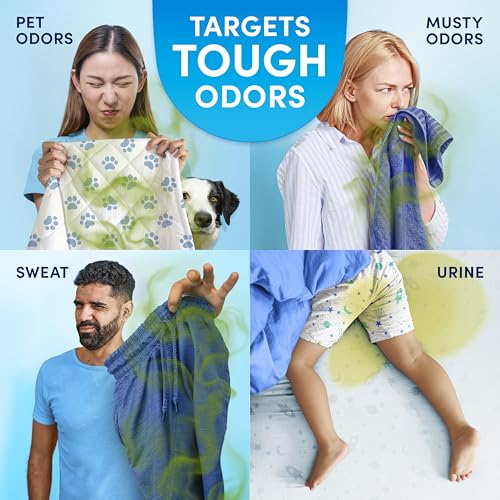 Downy RINSE & REFRESH Laundry Odor Remover and Fabric Softener, Fresh Lavender, 48 fl oz, Safe on ALL Fabrics, Gentle on Skin, HE Compatible - size: 48 Fl Oz (Pack of 1)
