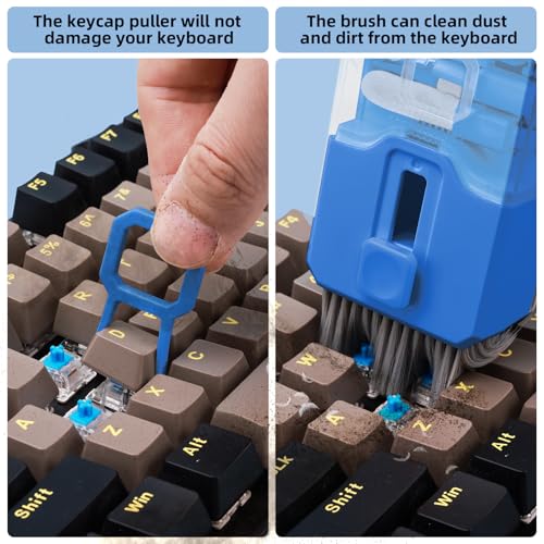 Keyboard Cleaner & Laptop Cleaning Kit, All-in-1 for Computer PC, SkyBlue - color: SkyBlue