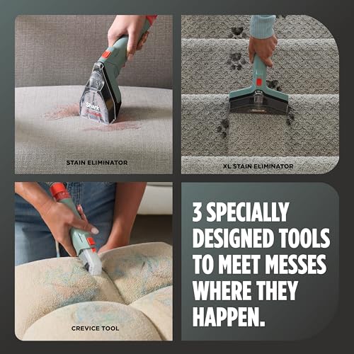 Shark CarpetXpert Upright Carpet & Built-in Stain Cleaner, 3 Tools, EX151 - style: CarpetXpert + Spot & Stain