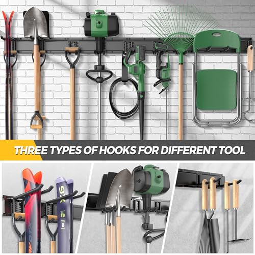 LBT 66" Garage Tool Organizer Wall Mount - 720lbs Garden Tool Organizer - size: 66inch