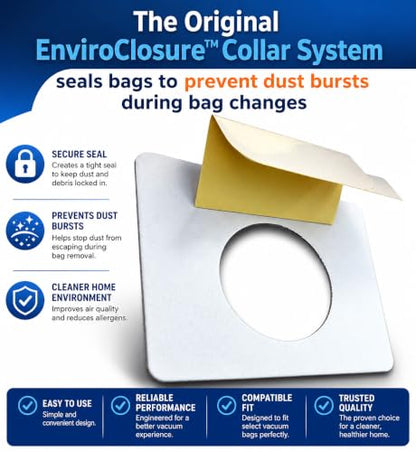 EnviroCare Replacement Micro Filtration Vacuum Cleaner Dust Bags made to fit Panasonic Types 3, U-6 3 pack