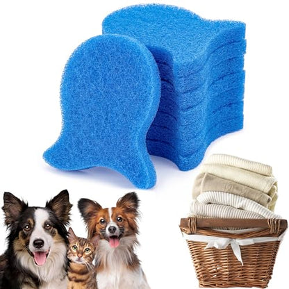 Pet Hair Remover for Laundry, Dryer Hair Catcher (8Pcs Blue) - color: Blue, size: 8Pcs